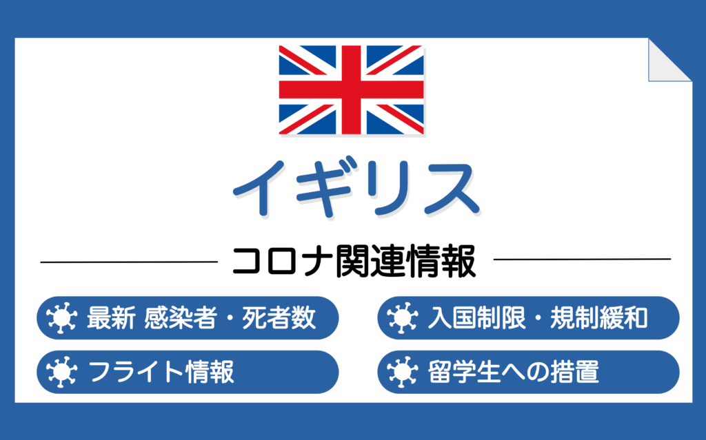 イギリスのコロナウイルス感染拡大防止に伴う措置と状況 留学関連情報